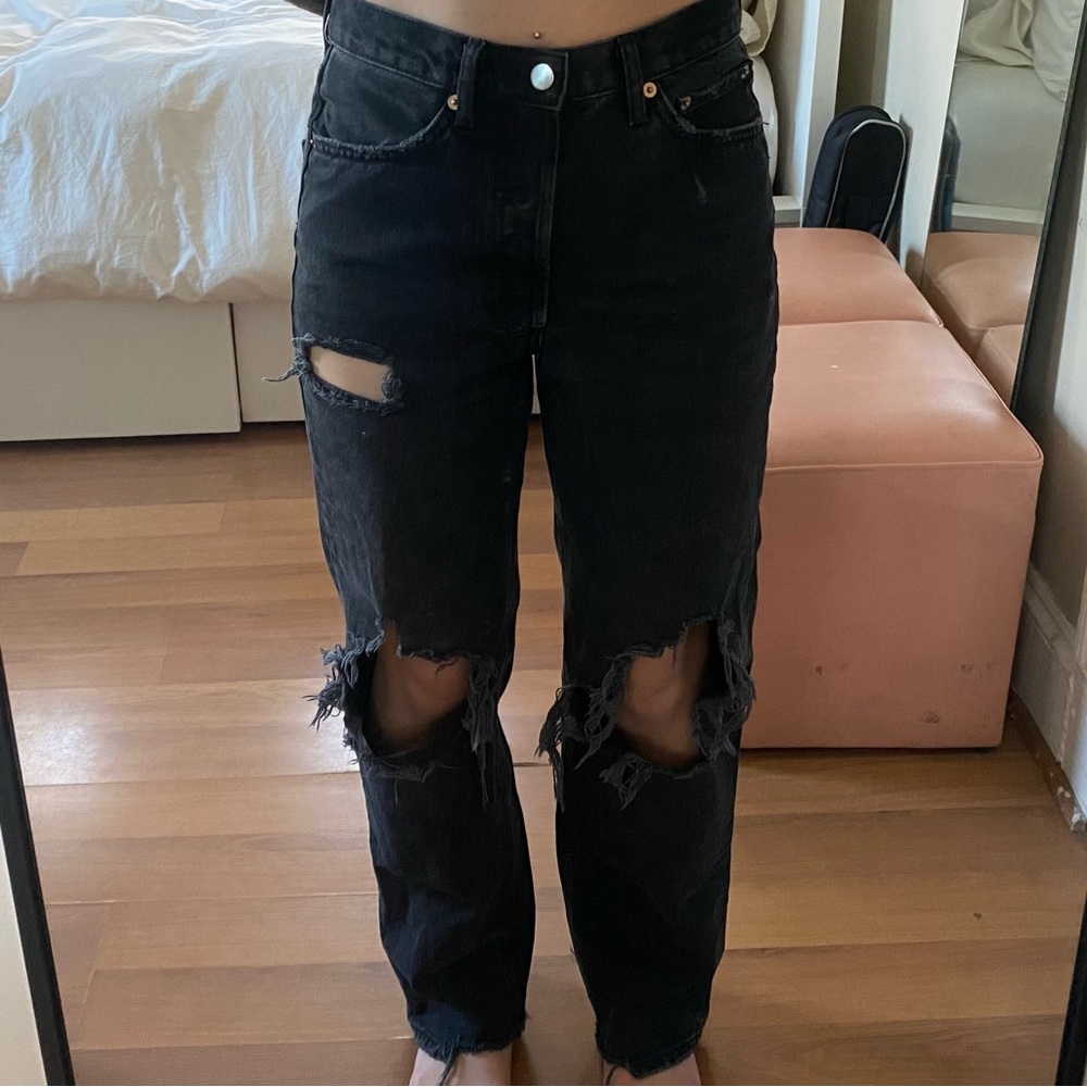 Black Ripped Jeans